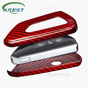 Funda de fibra de carbono para llave de coche, carcasa para Seat Leon <span class=keywords><strong>Cupra</strong></span> MK4 <span class=keywords><strong>2020</strong></span> 2021 / <span class=keywords><strong>Cupra</strong></span> formor/Skoda Octavia A8 <span class=keywords><strong>2020</strong></span> 2021 - Product Image 6