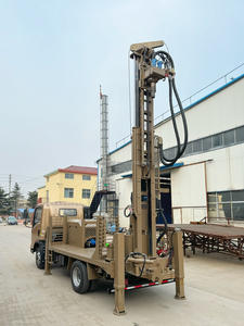 100m 180 미터 공기 압축기와 물 우물 구멍 드릴링 리그에 대한 트럭 장착 시추공 드릴링 머신 - Product Image 4