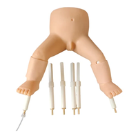 Simulateur de formation à la suture vulvaire en caoutchouc de silicone liquide vulcanisé, modèle de ponction de la moelle osseuse infantile