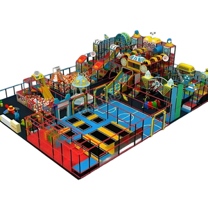 Trampolines Comerciales Personalizados Profesionalmente para Interiores, para Adultos, Emocionantes Aventuras con Toboganes de Gran Altura - Product Image 3