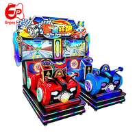 Machine de jeu d'arcade de course pour enfants, à monnayeur, avec course d'obstacles et système de collecte de pièces, pour centre commercial et centre familial