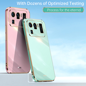 Custodia personalizzata per telefono cellulare antiurto cover di lusso Android galvanica morbido TPU all'ingrosso custodia per telefono cellulare <span class=keywords><strong>2022</strong></span> per Xiaomi 11 Ultra - Product Image 4