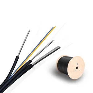 FTTH Fiber Optic Drop Cable GJYXCH 1Km Price 1 2 4 6 8 12 Core G657A1 G657A2 LSZH FRP Outdoor Aerial Fiber Optic Cable