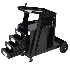 Carro <span class=keywords><strong>de</strong></span> soldadura Carro con 4 cajones negro herramienta <span class=keywords><strong>de</strong></span> organización <span class=keywords><strong>de</strong></span> carro <span class=keywords><strong>de</strong></span> soldadura Plasma cortador <span class=keywords><strong>de</strong></span> soldador <span class=keywords><strong>de</strong></span> carro - Product Image 3