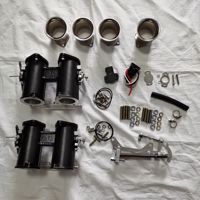 Cuerpos de aceleración FAJS 40-55MM DCOE, TPS, bocina de admisión y varillaje para convertir motor de carburador a EFI