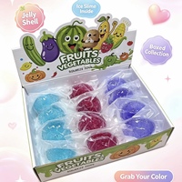 Jouet souple anti-stress en forme de boule de glace, rempli de slush, idéal pour la vente en gros et les cadeaux