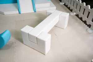 Vente flash : Ensemble de jeux doux blanc et bleu pour intérieur et extérieur, <span class=keywords><strong>piscine</strong></span> à balles avec toboggan, en mousse, pour les fêtes d'enfants, la location ou l'usage domestique - Product Image 6