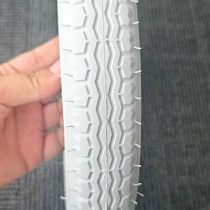 12 Neumáticos Blancos para Bicicleta de 1/2x2 1/4 con Certificación CE para <span class=keywords><strong>Bicicletas</strong></span> Infantiles, <span class=keywords><strong>Bicicletas</strong></span> Plegables, Cochecitos de Bebé - Product Image 1