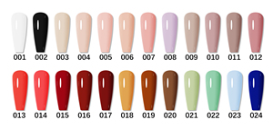 Kit Profesional de Esmalte de Uñas en Gel KUDAN, 24 Colores con Capa <span class=keywords><strong>Base</strong></span> y Capa Superior, Gel <span class=keywords><strong>UV</strong></span> LED Removible en Agua para Uso en Casa o Salón - Product Image 6