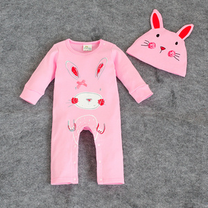 Ropa de Bebé al por Mayor, Ropa de Moda para Niños Pequeños, Mono con Gorro de Diseño Lindo - Product Image 6