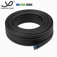 H05VVH2-F Flaches Flexibles PVC-Stromkabel EN 50525-2-11 300/500V Zweileiterkabel für Mittelschwere Beanspruchung Innenbereich Feuchtraumgeeignet Gerätekabel