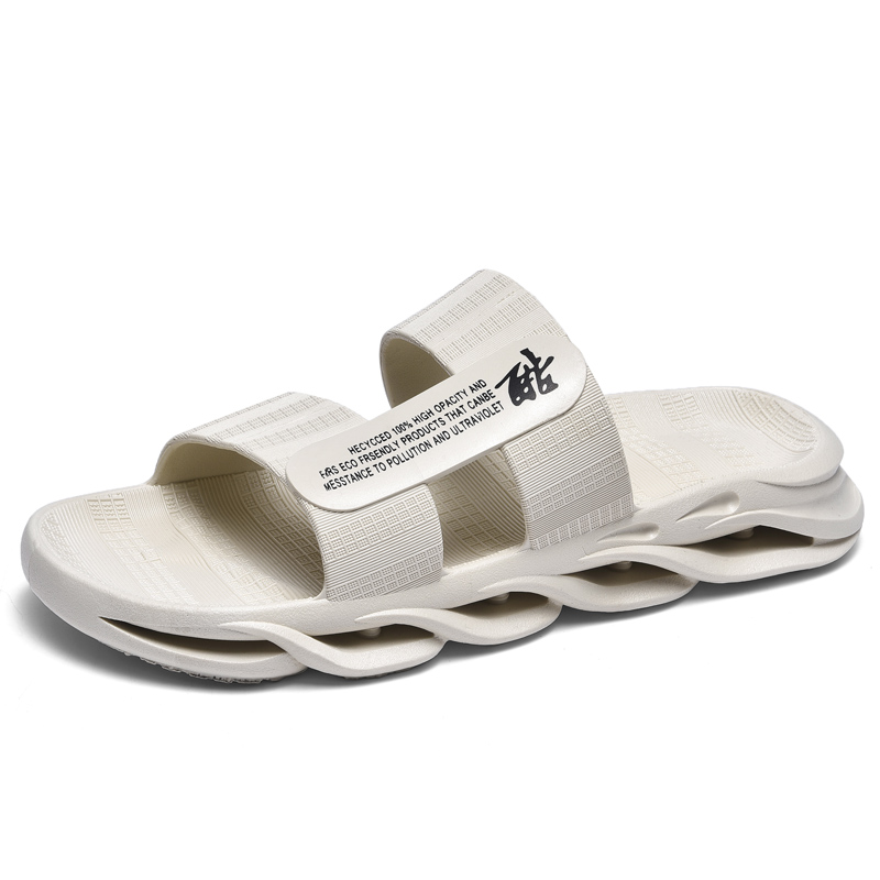 Летние Пластиковые Нескользящие тапочки большого размера с мягкой подошвой очень большого размера для полных мужчин мужские Тапочки