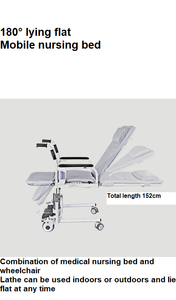 Kursi transfer hidrolik, terapi rehabilitasi multifungsi, mesin Transfer pasien mengangkat kursi bergerak, BZ-L21 - Product Image 2