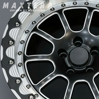 Maxtera Forged Custom 5X120 5x114.3 5X112 Beadlock Drag Racing Wheels pour BMW M2 M3 M4 M340i Ford Mustang Nissan GTR Jantes en alliage