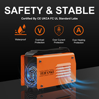 FEIFANKE ARC140 140A Mini Poste à Souder à l'Arc DC, Moteur DC, Efficacité 60%, 220V, Inverseur IGBT, Démarrage à Chaud, Anti-Adhérent, Portable, pour Bricolage Domestique