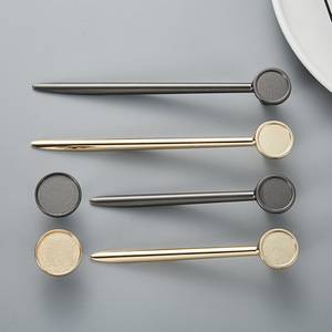 Furniture Handle Bar Zinc Alloy Cabinet <b>Wardrobe</b> Scandinavian Style Durable <b>Single</b> Hole Hardware - Product Image 2