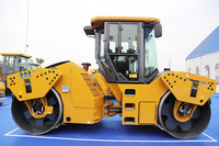 Rouleau compresseur vibrant à double tambour XD123 de 12,3 tonnes, avec moteur et pompe, pour la construction routière en asphalte – Vente chaude