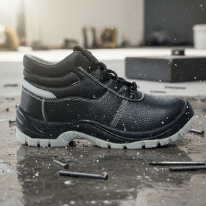 Chaussures de sécurité à embout d'<span class=keywords><strong>acier</strong></span> certifiées CE, bottes de travail unisexes, cuir véritable, imperméables, légères, respirantes, construction S3 SRC - Product Image 4