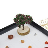 Vente en gros de mini-jardins zen de qualité supérieure, kit de jardin zen de style japonais exquis pour la réduction du stress à la maison et au bureau