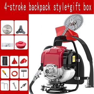 Hydraulischer Offset-Mäher mit Viertaktmotor, Rucksack-Grasmäher für Landwirtschaft und Haushalt, Premium-Zahnradgetriebe für Präzisionsrasenpflege - Product Image 3
