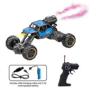Camioneta Todoterreno a Control Remoto 1/16 2WD con Función de Pulverización de Niebla y Faros LED para Niños, Juego al Aire Libre - Product Image 3