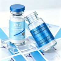 Étiquettes personnalisées autocollantes pour peptides, flacons de 2 ml, 5 ml, 10 ml pour la perte de poids et la santé de jeunesse