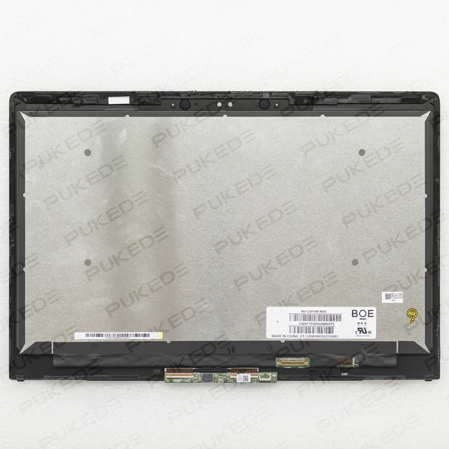 13.3" LCD Touch Screen Digitizer Assembly for HP EliteBook x360 1030 G2 Display Panel Replacement FHD1920x1080 917927-001