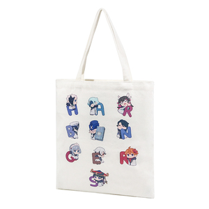 Sac fourre-tout en coton à motif personnalisé avec logo pour l'école et les enfants - Product Image 2