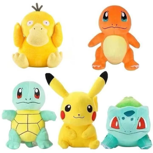 Peluche <span class=keywords><strong>Pikachu</strong></span> Pokemon da 8 pollici, simpatico personaggio dei cartoni animati, portachiavi, bambola di peluche per regali, giocattolo di peluche per distributori automatici a griffa - Product Image 1