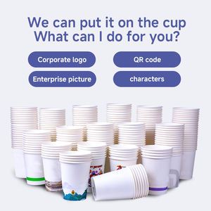 Gobelet en papier jetable pour café, revêtement PE, simple paroi, pour café chaud à emporter, logo personnalisé imprimé, vente en gros - Product Image 3
