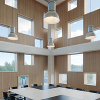 Grille TV en plastique étanche panneau de fond mur creux WPC persiennes intérieures pour chambre à coucher hôtel salon bureau hôpital