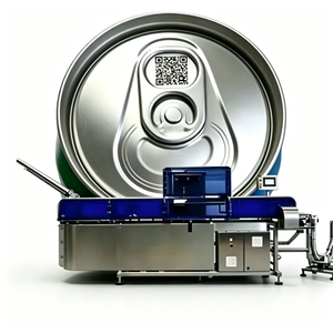 Machine de marquage laser UV Chestny Znak GS1 pour code DataMatrix sur canettes en aluminium de boissons gazeuses, traçabilité : un article, un code - Product Image 2
