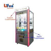 Lifun Mini Key Master Machine de jeu en métal, machine à griffes à monnayeur pour divertissement intérieur, jeu d'arcade à prix et cadeaux, garantie 1 an