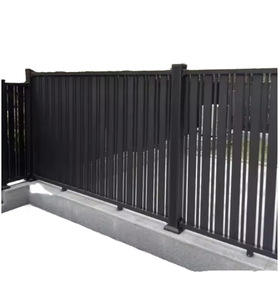 Rampe de porche en aluminium sur mesure, imperméable, antirouille, en alliage d'aluminium, pour balcon, terrasse, extérieur de maison - Product Image 1