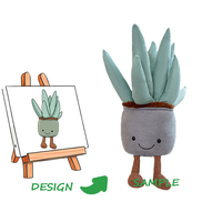 Poupée en peluche miniature personnalisée avec doublure en maille de nylon longue et design brodé