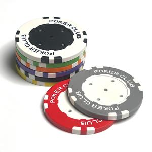Fichas de Póker de Arcilla Grabadas Pokerclub con Superficie Lisa, Ecológicas, Duraderas, No Tóxicas, Embalaje Francés para Juegos de <span class=keywords><strong>Casino</strong></span> - Product Image 2