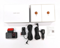 WIFI Dual Lens Mini IPS Screen Hidden Dashcam 4K Depan/Belakang GPS WDR HDR Perekam Video Mobil DVR Garansi 1 Tahun 512G
