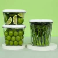 Contenants de stockage alimentaire hermétiques de 1 L, 1,5 L et 2 L, sans BPA, pour la préparation des repas, le stockage dans le garde-manger, ensemble de boîtes sous vide