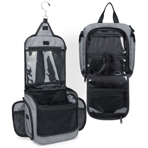 <b>Large</b> Hanging Toiletry <b>Bag</b> with Multiple Compartments Premium Quality Jewelry <b>Bag</b> Cosmetics <b>Makeup</b> Toiletries Organizer Kit - Product Image 1