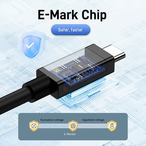 Thunderbolt 4 240W Tốc Độ Cao Sạc Cho Máy Tính 100W <span class=keywords><strong>USB</strong></span> <span class=keywords><strong>USB</strong></span> C Cáp 5A Nhanh Chóng Sạc Tương Thích 4K 8K 60Hz 40Gbps Cho SSD - Product Image 3