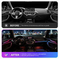 KYNCHO pour BMW X3 G01, éclairage ambiant LED pour voiture, symphonie d'éclairage intérieur, lampe décorative de voiture 12V, éclairage intérieur automobile, fonctionnalités colorées