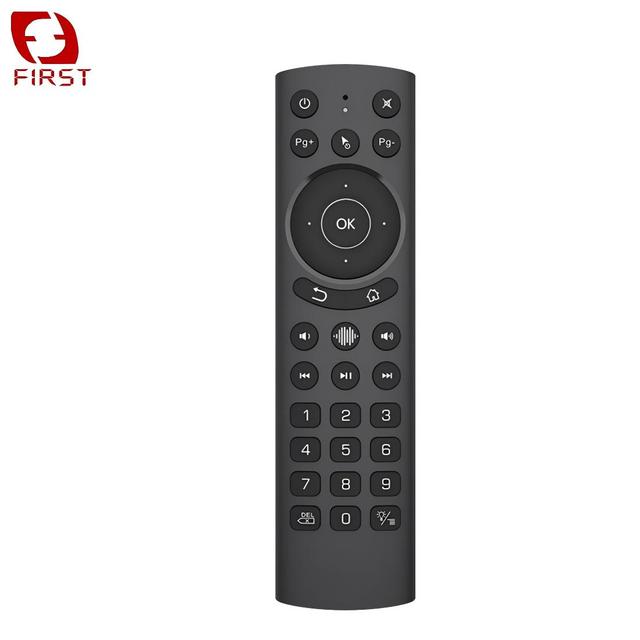 First Brand Quality G20S Pro ABS Android Box Remote Control Backlit Voice Air Mouse Number Buttons AAA Battery Learning Code