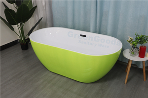 <span class=keywords><strong>Baignoire</strong></span> ovale en acrylique à poser sur pieds, certificat Iso Ce, Style moderne et élégant, pour salle de bains - Product Image 2
