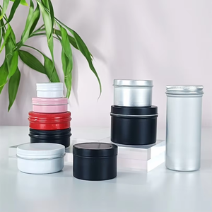 Latas Metálicas Redondas de Aluminio con Tapa de Rosca, Plateadas/Oro Rosa/Rosas/Negras Mate, de 1oz y 2oz, para Velas, Regalos y Manualidades, Venta al por Mayor - Product Image 5
