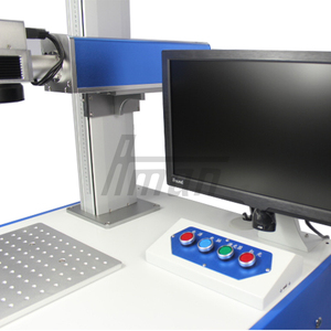 Cabinet Fiber Laser Marking Machine 50W Air Cooling BMP PLT DXF Formats Acrylic Metal Lighter Fiber Laser Engraving Machine - Product Image 5