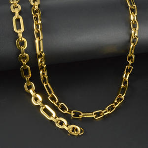 Conjunto de Collar y Pulsera de Cadena Sencilla, Acero Inoxidable, Resistente al Agua, Joyería para Uso Diario - Product Image 5