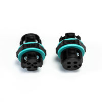Conector de Cable Eléctrico Impermeable IP68 Serie OJ-M20 de 2/3/4 Pines, Conector de Empalme de Cables de Plástico para Exteriores