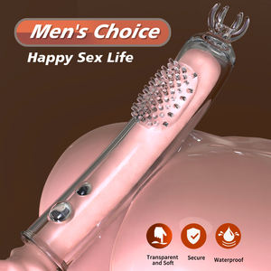 Penishülle zur Vergrößerung Penisring zur Verzögerung der Ejakulation Erektionsverstärker Penisextender Realistische Penishülle Sexspielzeug für Männer - Product Image 3