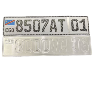 Aangepaste Europese Unie Reliëf Uk Reflecterende Decoratieve Kentekenplaat Met Rfid Bevestigd - Product Image 4