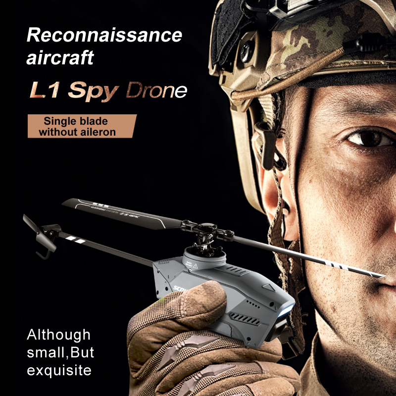 L1 6 Gyro Spy Helicopter with 8k Camera - Perfect for Kids